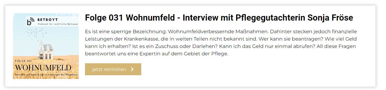 Podcasts für Pflegekräfte und Pflegende Angehörige